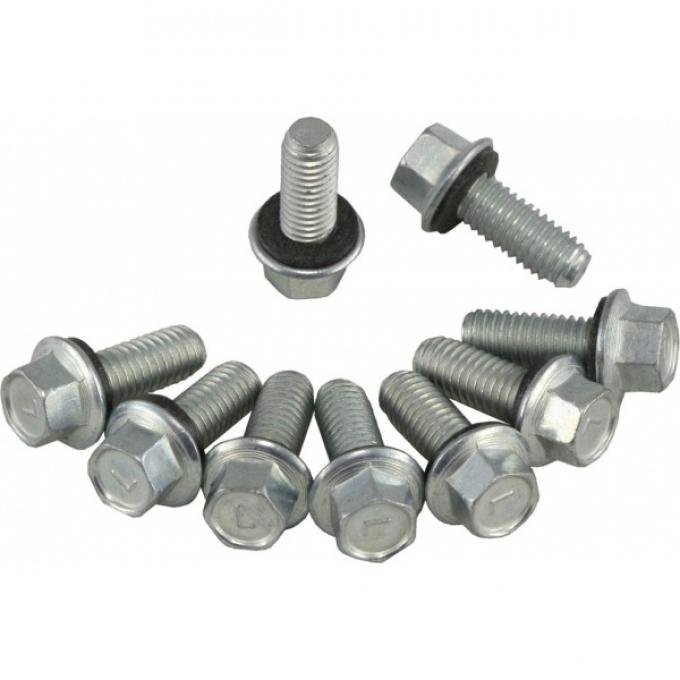 Corvette Gas Neck to Tank Screws, 9 Piece Set, 1963-1974