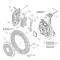 Corvette Stingray Wilwood Aero4 Rear Brake Kit, 4-Piston Caliper Slotted Rotors, 2014-2017