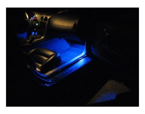 Corvette Footwell Bright LED Kit, 2005-2013