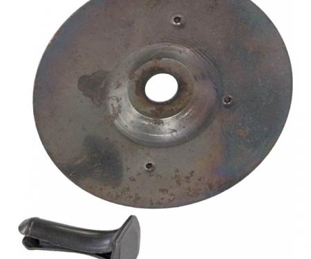 Corvette Upper Hood Insulation Retainer with Pin, Metal, 1968-1979