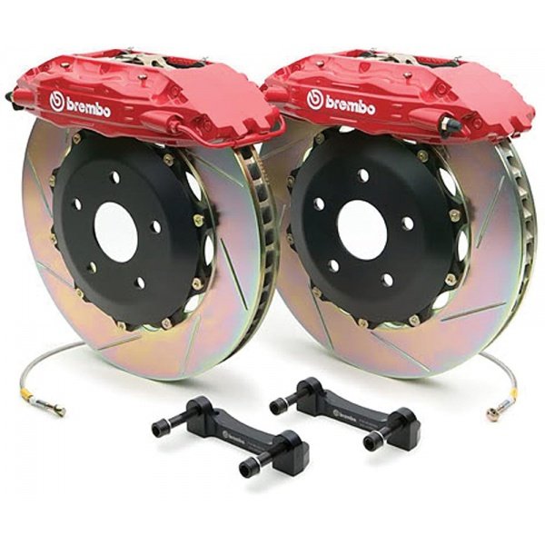 Corvette Brake Kit, Front, Slotted, Brembo, 19972004 Motor City Vettes