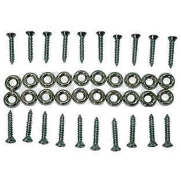 Corvette Door Panel Screw Set, 40 Piece, 19631964