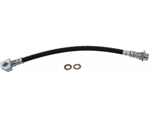 Corvette Brake Hose, Left, Rear, Rubber, 1988-1992