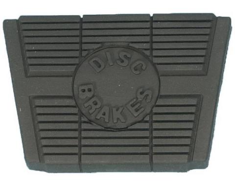 Corvette Brake Pedal Pad, For Cars With 4-Speed Transmission, 1980-1981