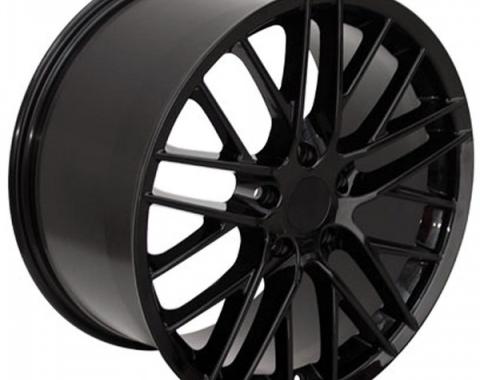 Corvette 19 X 10 C6 ZR1 Reproduction Wheel, Black, 1988-2013