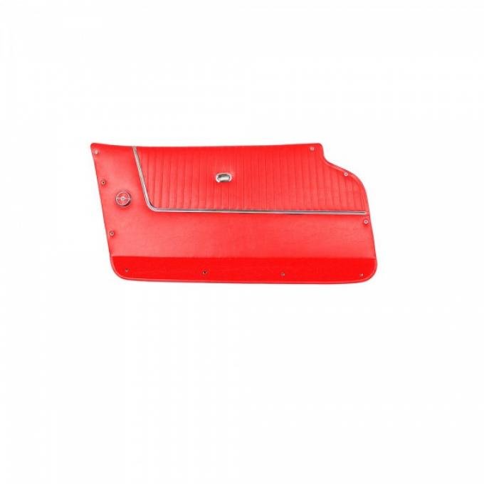 Corvette Door Panels, Deluxe, With Trim, Convertible, 1963-1964