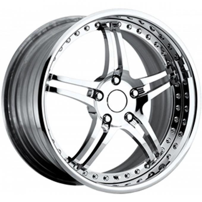 Corvette Wheel Package, Custom Chrome, 19" Front, 20" Rear,1997-2004