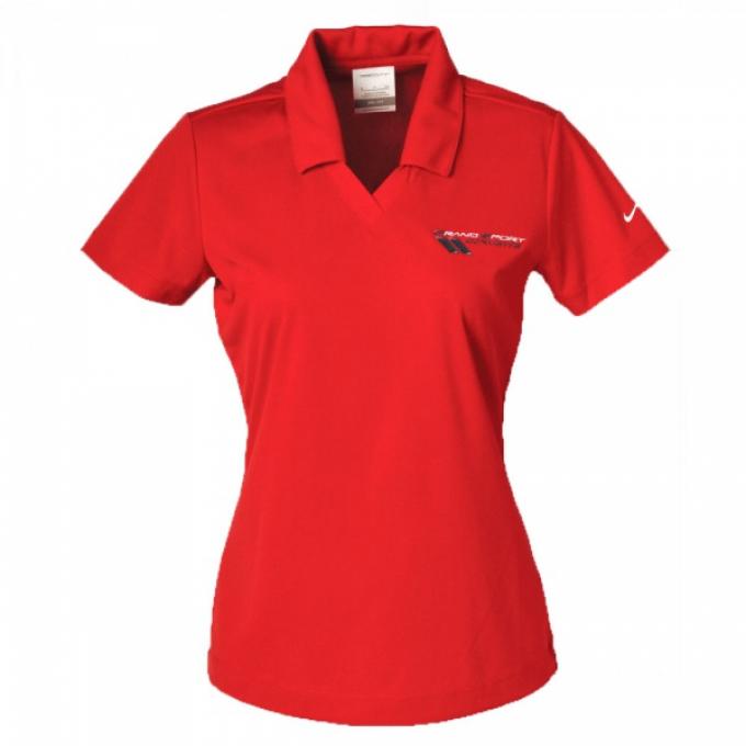 Corvette Grand Sport Ladies Nike Golf Shirt, Varsity Red