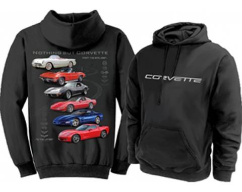 Corvette Hoodie Sweatshirt, Nothing But Corvette