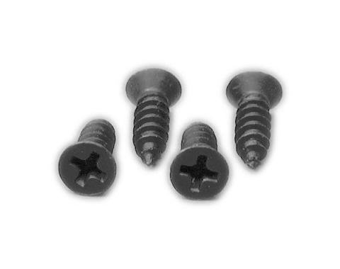 Corvette Gas Lid Bezel Screw Set, 4 Piece, 1968-1977