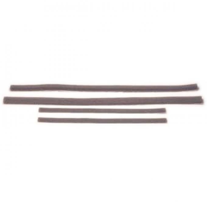 Corvette Fan Shroud Seal Kit, Small Block, With Plastic Shroud, 1969-1972