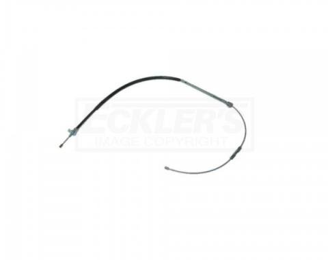 Corvette Parking Brake Cable, Stainless Steel, Left Rear, 1984-1987