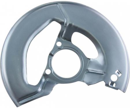 Corvette Brake Caliper Shield, Left, Front, 1965-1975