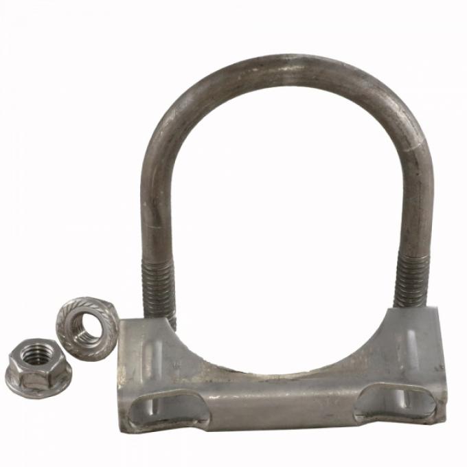 Corvette Exhaust Clamp, Stainless Steel, 2-1/4"