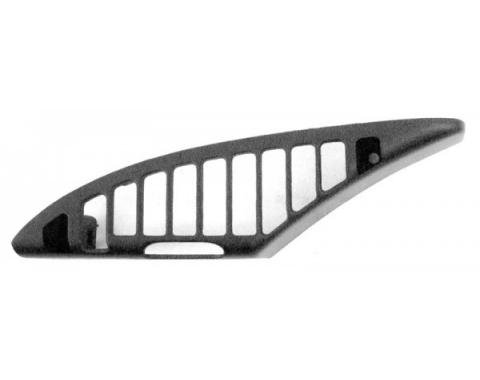 Corvette Air Conditioning Dash Vent Grille, Left, Black, 1992-1993