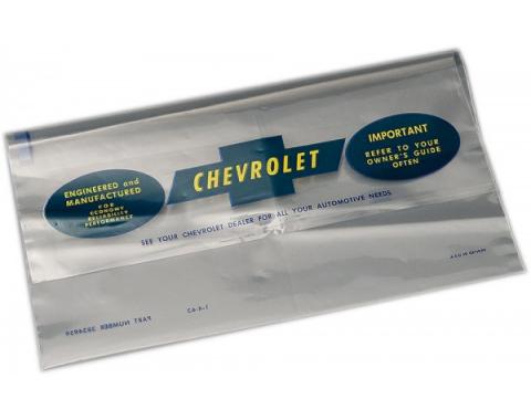 Full Size Chevy Owner's Manual Pouch, Plastic, 1963-1966