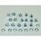 Corvette Upper/Side Window Frame Track Screw Set, 24 Pieces, 1956-1962