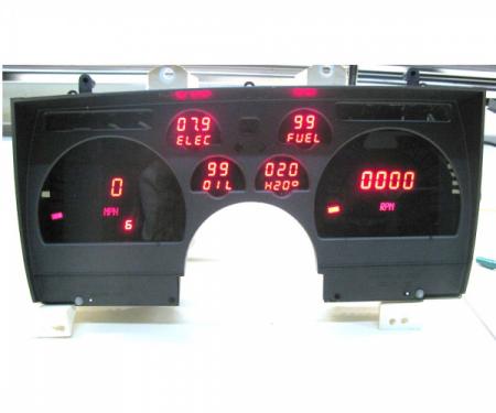 Corvette - LED Digital Replacement Gauge Cluster, 1978-82