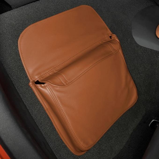 Corvette Leather Route Bag, Solid Color, 2014-2016