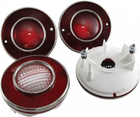 Corvette Taillight Set, With Back-Up Lights, 1975-1979