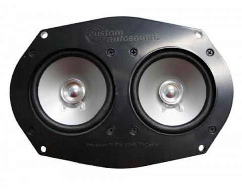 Custom Autosound Dual Custom Stereo Speaker, 60 Watt, Without Air Conditioning, Kenwood| KNW-1006 Corvette 1958-1967