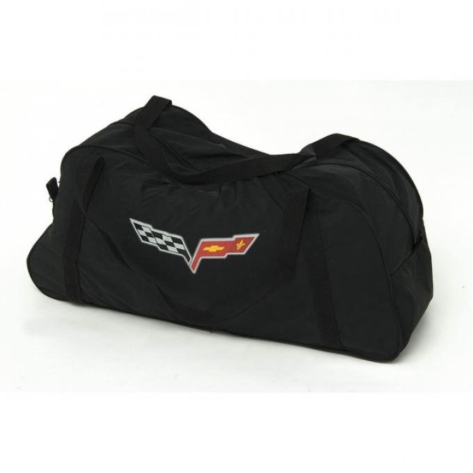 Corvette Duffle Bag, Black, With C6 Logo