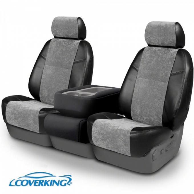 Corvette Coverking Alcantara Suede Seat Cover, With Power Passenger Seat With Side Airbag, 2005-2011