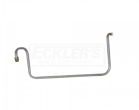 Corvette Fuel Pump Lines To Carburetor, 454 (Except Holley), Q-Jet, Stainless Steel 1970-1975