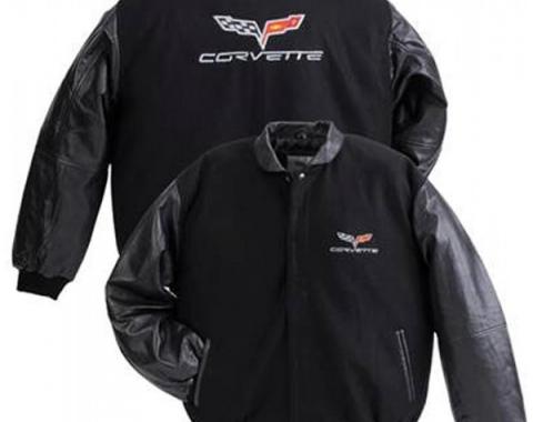 Corvette Jacket, Varsity Style, With C6 Logo