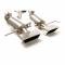 Corvette Bullet 3" Stainless Exhaust, Speedway Tips, Billy  Boat, C7, 2014-2017