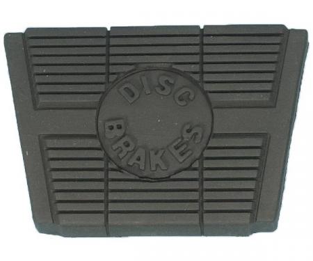 Corvette Brake Pedal Pad, For Cars With 4-Speed Transmission, 1980-1981