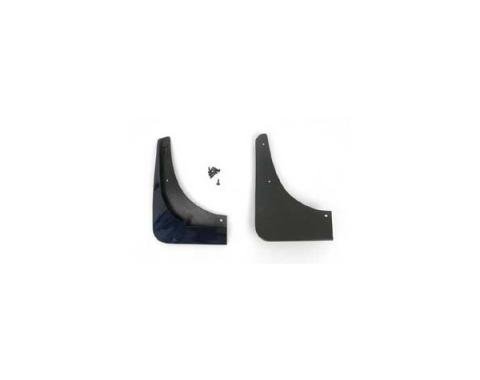 Corvette Splash Guards, Body Contoured, Rear, LeMans Blue, Altec, 2005-2013