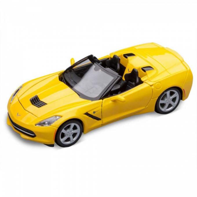 Corvette Yellow Stingray Convertible Die-Cast Model