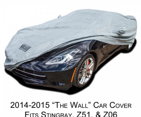 Corvette Car Cover, "The Wall", Gray, 1953-2017 | 1984-1990