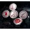 American Car Craft Fluid Cap Covers, With Carbon Fiber| 25-11240 Corvette 1997-2004