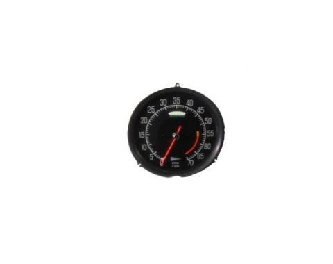 Corvette Tachometer, L82 5600 Red Line, With A/C, 1975-1977