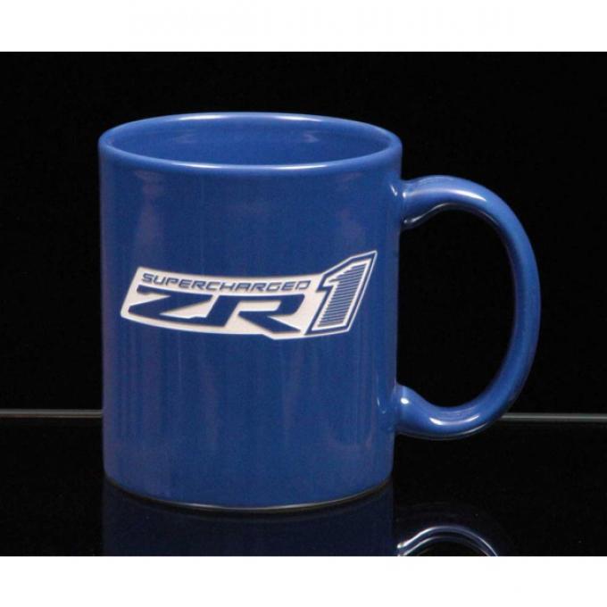 Corvette 11 Ounce Coffee Mug, C-Handle, Royal Blue, 1953-2013