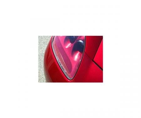 Corvette Headlight Decals, Etched "Glass Look", 2005-2013