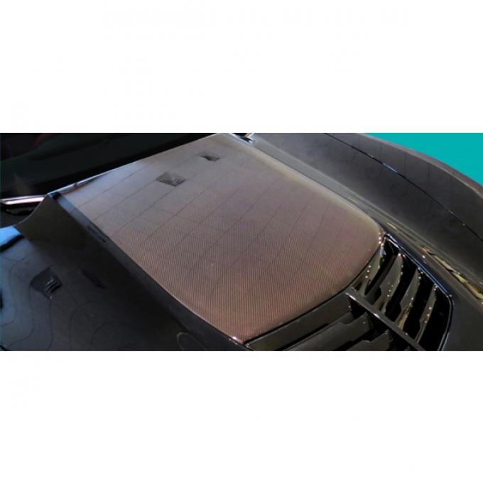 Phoenix Graphix Stinger Hood Decal, Carbon Fiber| 14C7HD-CBNFBR Corvette 2014-2016