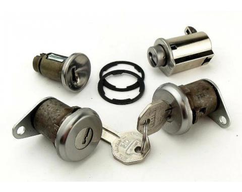 Max Performance Complete Lock Kit With Original Keys, Concours Correct| PY302A-65 Corvette 1965