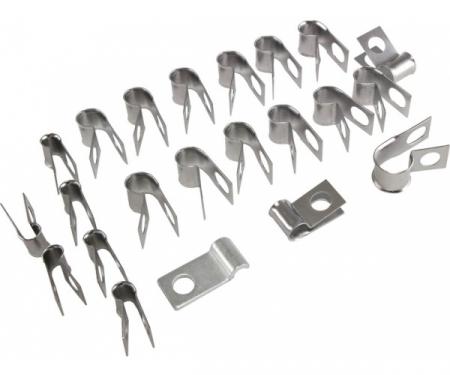 Corvette Brake & Fuel Line Clip Kit, 1969-1970