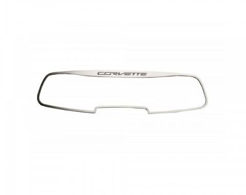 American Car Craft "Corvette" Rear View Mirror Trim, Auto Dim Mirrors| 051010 Corvette Stingray 2014-2017