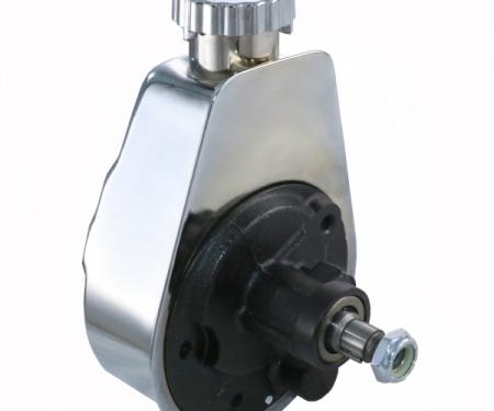 Corvette Power Steering Pump, Chrome, 1963-1974