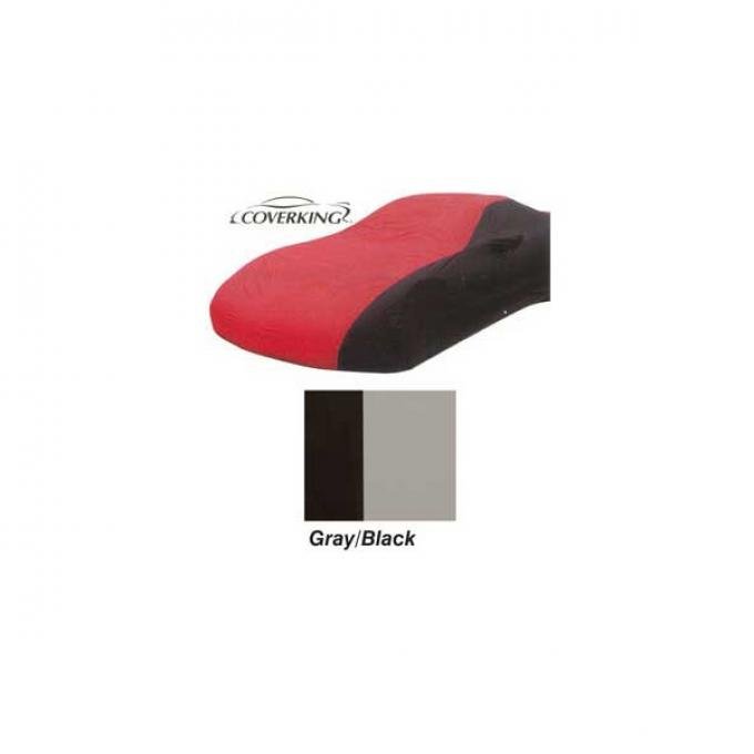 Corvette Car Cover, CoverKing, Two-Tone Stormproof™, Without Logo, Gray/Black, 1997-2004