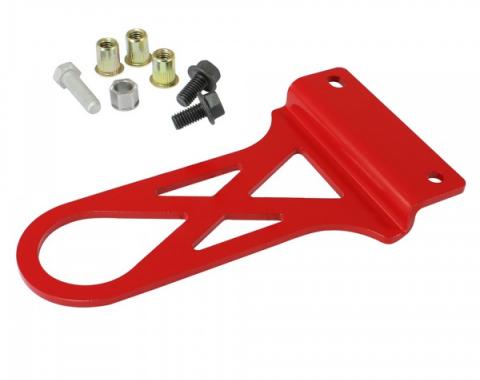 Corvette aFe Control PFADT Series Front Tow Hook, Red, 1997-2004