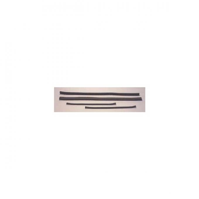 Corvette Radiator Fan Shroud Seal Kit, Big Block, With Plastic Shroud, 1969-1972