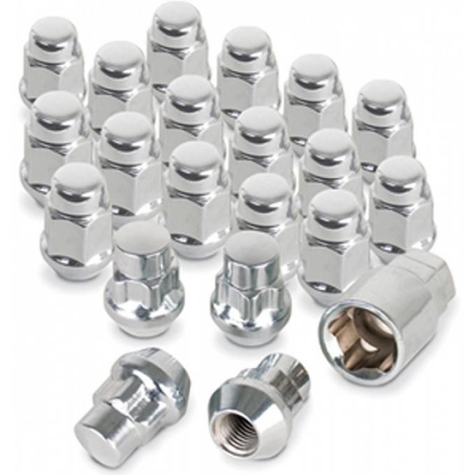 Corvette Lug Kit, Nuts & Locks, Chrome, 1997-2013