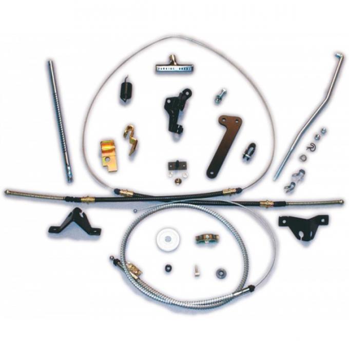 Van Steel Disc Brake Conversion Parking Brake Upgrade Kit, Rear| PBC-01 Corvette 1964-1965Early