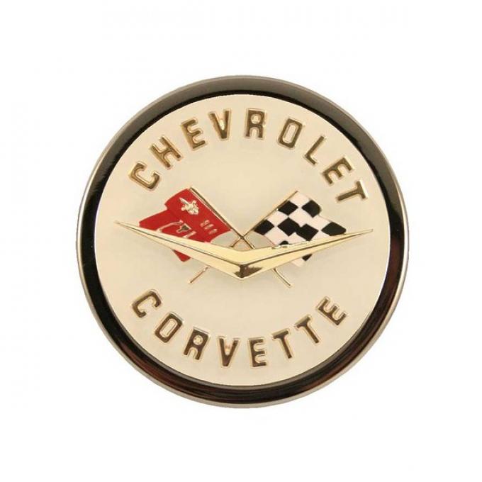 Corvette C1 Emblem Metal Sign, 12" X 12"