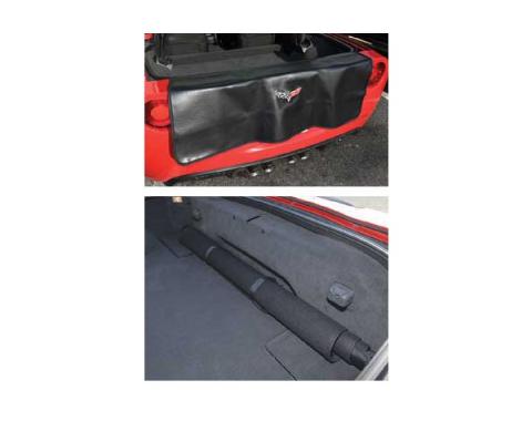 Corvette Rear Bumper Protector, With C6 Logo, 2005-2013